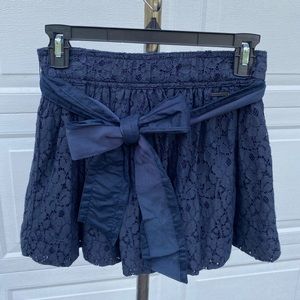 Abercrombie Lace Navy Skirt
